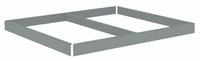 TENNSCO Shelf: 42 in x 36 in, 2,250 lb Load Capacity, Gray, Shelf (MPN ZLES-4236). Key specifications — Includes: (4) Beams; Shelf Configuration: Single Straight; Color: Gray; Frame Material: Steel; Brand: TENNSCO; Frame Finish: Zinc Plated; Product Type: Shelf.