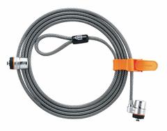KENSINGTON Cable Lock: Steel, Gray, 7 1/4 ft Cable Lg, 3/16 in Cable Dia, Key Locking (MPN K64025F). Key specifications — attr1314011: Gray; attr1314019: Computer Cable Locks; attr1314020: Key; attr1314025: 64025; attr1314030: KENSINGTON; attr1314016: Steel.