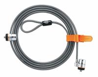 KENSINGTON Cable Lock: Steel, Gray, 7 1/4 ft Cable Lg, 3/16 in Cable Dia, Key Locking (MPN K64025F). Key specifications — attr1314011: Gray; attr1314019: Computer Cable Locks; attr1314020: Key; attr1314025: 64025; attr1314030: KENSINGTON; attr1314016: Steel.