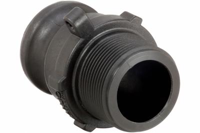 BANJO Cam and Groove Adapter: 2 in Coupling Size, 2 in Hose Fitting Size - Type F Polypropylene Cam & Groove Fittings