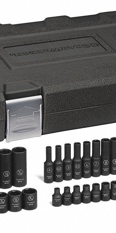 GEARWRENCH Socket Set: 3/8 in Drive Size - SAE Impact Socket Sets