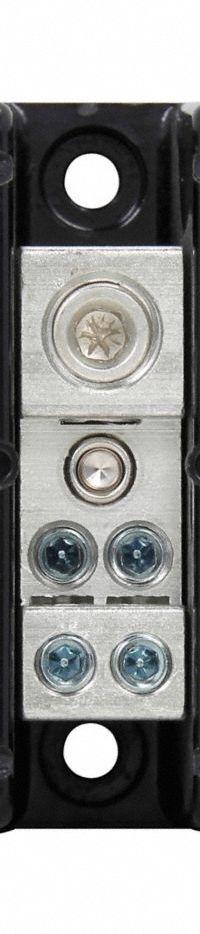 BUSSMANN Power Distribution Block: Open, Lug, Lug, 14 AWG – 2/0 AWG For Line Side Wire Sizes (MPN 16220-3H). Key specifications — attr1361688: Surface; attr1308686: BUSSMANN; attr1361672: Copper.