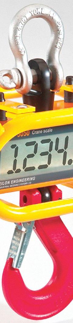RON CRANE SCALES Crane Scale: 6,000 lb Wt Capacity - Imperial, +/-0.1% Accuracy, 1 kg/2 lb, Digital (MPN RON 3050 CW-03). Key specifications — Readability: 2 lb; Standards: NEMA 4; Indicator Attachment: Wireless Remote; Includes: Load Cell, Protective Cage, Infrared On/Off Remote Control, Instruction Manual and Calibration Certificate, Crane Scale is provided with Top Shackle and Bottom Hook; Housing Material: Steel; Manufacturer Part Number: RON 3050 CW-03; Brand: RON CRANE SCALES; Weighing Units: lb.