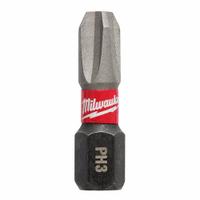 MILWAUKEE Insert Bit: Insert Bit, Imperial, PH3 Bit Industry Size, #3 Bit Size, Std, Hex, 250 PK (MPN 48-32-4282). Key specifications — attr1119695: MILWAUKEE; attr1119703: Alloy Steel; attr1119710: Standard; attr1119708: Hex; attr1202404: #3.