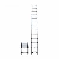 TELESTEPS Telescoping Ladder: 13 ft Ladder Size, Aluminum, 250 lb Load Capacity, 23 lb Wt (MPN 1600E). Key specifications — Brand: TELESTEPS; Color: Silver.