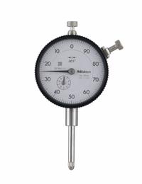 MITUTOYO Dial Indicator: 0 in to 1 in, Inch, 0.002 in Accuracy, 57 mm Dial Size, 0-100 Dial Reading (MPN 2904A). Key specifications — attr1184168: 2904A; attr1184178: 0-100; attr1184223: MITUTOYO; attr1200883: Dial Indicator; attr1184177: 0.002 in; attr1184208: Certificate of Inspection.