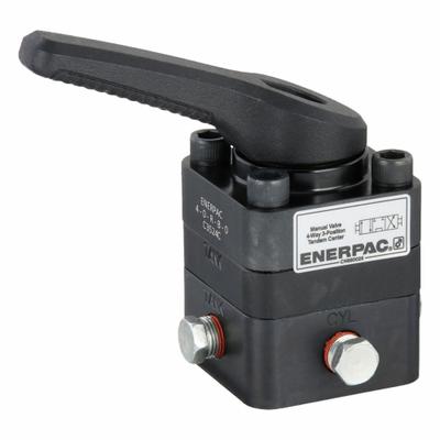 ENERPAC Directional Control Valve: 4.5 gpm Max Flow Rate, Three Positions, 3/8 in NPT - Lever-Operated Directional Control Valves