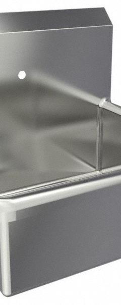 SANI-LAV Hand Sink: 1 Stations, 9 in Bowl Dp, 20 in Bowl Lg, 17 in Bowl Wd, Faucet Not Included (MPN 5040). Key specifications — Includes Side Splash: Side Splash Not Included; Series: Stainless Steel Hand Wash Sink; Brand: SANI-LAV.