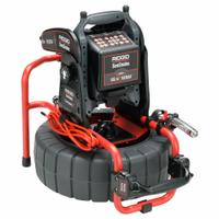 RIDGID Pipe Inspection System: SeeSnake®, 100 ft Lg., 6 in Max. Pipe Dia., 1 1/2 in Min. Pipe Dia. (MPN 65098). Key specifications — attr533194: Push-Button; attr533196: Interconnect Cable; attr533197: SeeSnake®; attr553412: Not Included; attr529323: CS65XR; attr529308: 65098.