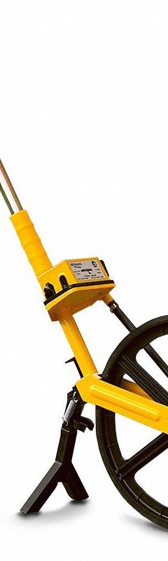 TRUMETER Measuring Wheel: 99,999 ft Range, Fixed Handle Handle, Single Wheel, Road Measuring, SAE (MPN 5000-519). Key specifications — attr939189: Mechanical Measuring Wheel; attr934748: 5000-519; attr939180: Foldable; attr939193: SAE; attr939185: Fold Down; attr939172: Road Measuring; attr939188: Inches; attr939195: Outdoor.