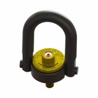 JERGENS Hoist Ring: Pivot/Swivel, w/Indicator, M12-1.75, Max. 2,315 lb, Lifting/Pulling (MPN 23562LC). Key specifications — attr994472: JERGENS; attr994492: M12-1.75; attr998493: Pulling.
