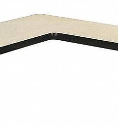 PRO-LINE Cantilever Shelf: 48 in Overall Wd, 12 in Overall Dp, Beige, Steel, ESD Laminate, 2 in (MPN CCUCSPL12ESD). Key specifications — Includes Mounting Hardware: Yes; Color: Beige.