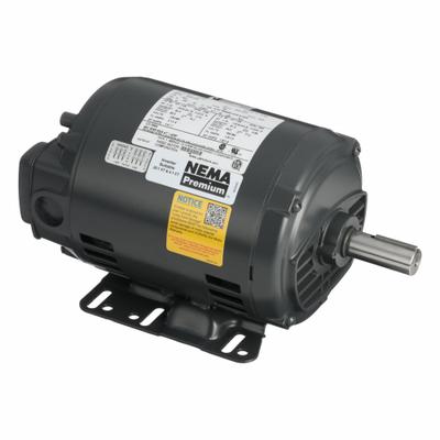 U.S. MOTORS Metric Motor: Rigid Base Mount, Open Drip Proof, 1 hp, 208-230/460V AC - Rigid Base 3-Phase General Purpose AC Motors