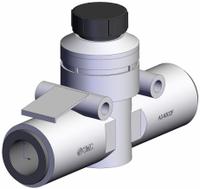 SMC Speed Controller: In-Line Fitting, Knob, 1/2 in Valve Body Size, 12 mm Push to Connect Tube (MPN AS4002F-12A). Key specifications — attr947203: Brass/PBT; attr947205: SMC.