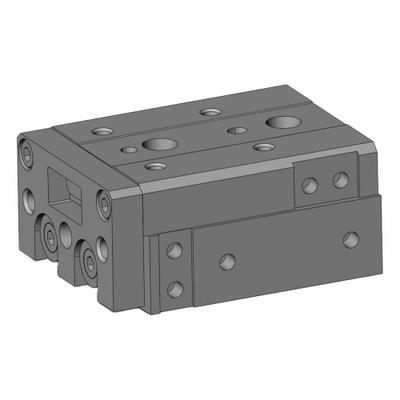 SMC Air Slide Table: 30 mm Stroke Lg, 16 mm Bore Dia, Mfr Part # MXS16L-30 - Pneumatic Slide Tables