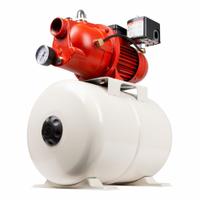 Pump and Tank System (MPN RL-SWJ50/RL6H). Key specifications — Rated Voltage: 115/230V AC; Brand: RED LION; Ejector Included: Ejector Included; Ejector: Included.