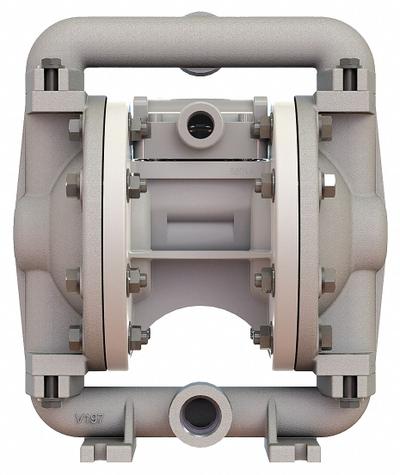 VERSAMATIC Double Diaphragm Pump: Aluminum Body, 1/2 in, NPT Connection, 12 gpm - Aluminum Housing AODD Pumps