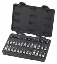 GEARWRENCH Socket Bit Sets: 26 - 50 Pieces, 1/4 in, 3/8 in, 1/2 in Drive Size, 36 Pieces (MPN 80726). Key specifications — attr1216280: Fixed Insert; attr1216283: GEARWRENCH; attr1225718: 5/32 in to T55; attr1227491: 1/4 in, 3/8 in, 1/2 in.