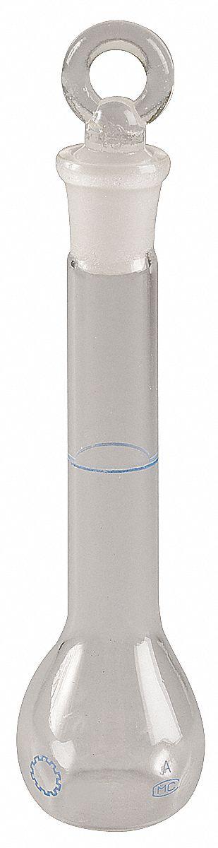 APPROVED VENDOR Volumetric Flask: 25 mL, Colorless, Conical, 0.08 mL - Glass Volumetric Flasks