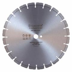 HUSQVARNA Diamond Saw Blade: Concrete, 26 in Blade Dia., 1 in Arbor Size, Wet, For Large Flat Saw (MPN F 910C 26). Key specifications — attr1097734: Wet; attr1097738: Large Flat Saw; attr1097751: HUSQVARNA.