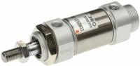 SMC Round Body Cylinder: 40 mm Bore, 50 mm Stroke, Non-Repairable, Stainless Steel, Basic Mounting (MPN CDM2B40-50Z1). Key specifications — attr1122958: Rotating Rod; attr942235: Carbon Steel; attr942202: SMC; attr942209: Aluminum; attr942227: Basic; attr942243: CM2-Z1.