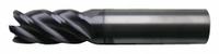 CLEVELAND Square End Mill: Carbide, TiAlN Coated, 5 Flute, 1/4" Mill Dia, 1/2" LOC, 2" OAL (MPN C80531)