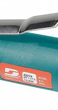DYNABRADE Die Grinder: Straight Tool, 0.7 hp Horsepower, 15,000 RPM Max. Speed, 1/4 in Collet Size (MPN 52276). Key specifications — attr1320532: Straight; attr1320525: Tool Only; attr1320526: DYNABRADE.