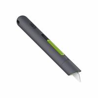 SLICE Pocket Utility Knife: 5 in Overall Lg, Plain, 3/4 in Overall Wd, Plastic, Gray, Quick-Change (MPN 10512GR). Key specifications — attr307884: Quick-Change; attr307885: Ceramic Standard Tip; attr307882: Gray; attr307878: Plain; attr307881: Plastic; attr324892: SLICE.