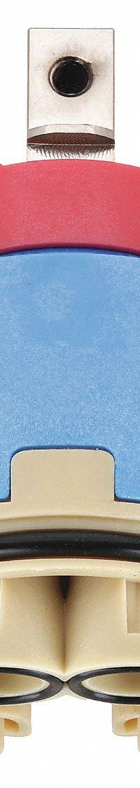 ZURN Cartridge Assembly: For AquaSpec® Series, Use with Hot/Cold Water, Brass (MPN 92842001). Key specifications — Compatible Series: AquaSpec®; For Water Temperature: Hot/Cold; Compatible Brand: Zurn; Product Type: Cartridge; Includes: Heavy-Duty Ceramic Disc Cartridge with Temperature Limit Stop; Material: Brass.