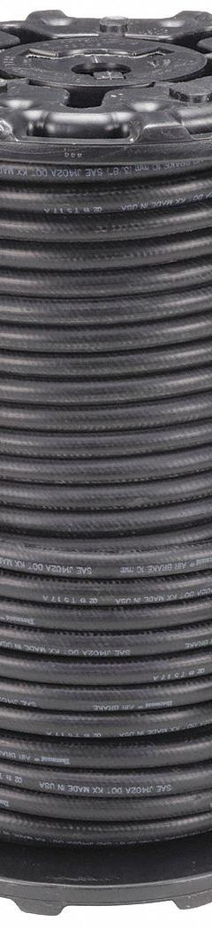 THERMOID Air Brake Hose: 3/8 in Hose Inside Dia., 100 ft Hose Lg (MPN 482106490). Key specifications — Temp. Range: -40° to 200°F.