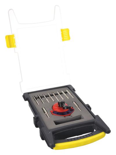 HYDRO-HANDLE Glass, Tile and Porcelain Drill Bit Set: 2 1/4 in Overall Lg - Drill Bit Sets for Glass, Tile & Porcelain