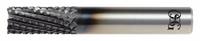 OSG Solid Router Bit: Nicked Spiral, Diamond Coated, 16 Flute, 1/2" Cut Dia, 2" LOC (MPN 20612716). Key specifications — attr1164582: 2061; attr1164586: Carbon Fiber.