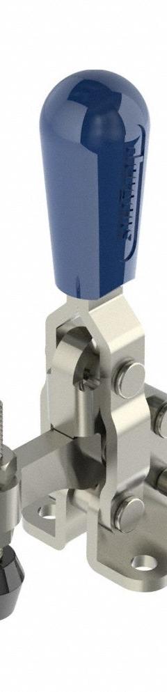 JERGENS Hold-Down Toggle Clamp: Vertical Handle, Flange Base Mounting, 104° Clamp Arm Opening Angle (MPN 70002). Key specifications — attr668198: JERGENS.