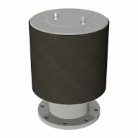 SOLBERG Intake Exposed Filter: 8 in Flange Inlet Size, 1,800 scfm, 21 in Overall Ht, Paper (MPN FT-376P-800F). Key specifications — attr60071: FT-376P-800F; attr60074: SOLBERG.