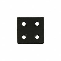 T-Slot Framing System Slot Covers and End Caps: 10 Series, Inch, 2 in x 1/8 in x 2 in, Black, ABS (MPN 2028-PLAIN-1). Key specifications — Finish: Matte; Product Type: End Cap; Material: ABS; Includes Fasteners: Yes; Manufacturer Part Number: 2028-PLAIN-1; Brand: 80/20; System of Measurement: Inch.