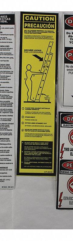 LOUISVILLE Label Kit: For 1CMW4/1CMW5/1CMW6/1CMW7/1CMW8/36Y340/36Y341, Fits Louisville Ladder Brand (MPN PK-AE2200). Key specifications — For Use With Grainger Item Number: 36Y341; For Use With Mfr. Model Number: AE2224; Fits Brand: Louisville Ladder; Product Type: Label Kit; Brand: LOUISVILLE.