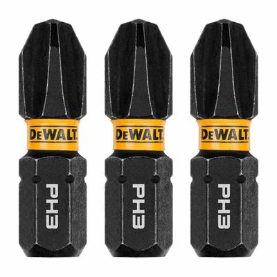 DEWALT Insert Bit: Insert Bit, PH3 Bit Industry Size, #3 Bit Size, Std, 1 in Overall Lg - Insert Bits