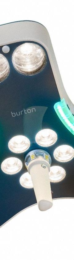 BURTON Surgical Light: LED, 130,000 lux, Ceiling, 4100K, 97 CRI, 80 W Watt, 100 to 240V AC, AP130A02. Key specifications — attr1257711: 100 to 240V AC; attr1257689: 130,000 lux; attr1257759: AP130A02; attr1257760: BURTON; attr1257674: 4100K.