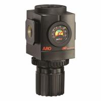 ARO Regulator: Aluminum, 3/4 in NPT, 300 scfm, 250 psi, 140 psi Max Op Pressure, Knob, 3000 Series (MPN R37451-600). Key specifications — attr111664: Yes; attr111400: 3000; attr111627: ARO.