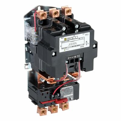 SQUARE D NEMA Magnetic Motor Starter: Non-Reversing, 3 Poles, NEMA Size 4 - Non-Reversing Starters with Electronic Overloads