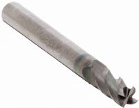 CLEVELAND Square End Mill: Carbide, AlCrN Coated, 4 Flute, 3 mm Mill Dia, 9 mm LOC, 38.1 mm OAL (MPN C76267)