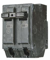 GE Miniature Circuit Breaker: THQL, 15 A, 120/240V AC, Single Phase, 10kA at 120/240V AC, 2 Poles (MPN THQL2115HID). Key specifications — Amps: 15 A; AC Voltage Rating: 120/240V AC; Phase: Single; Max. AIR Rating: 10kA at 120/240V AC; For Use With: Power Mark Gold Load Centers and AQ Lighting Panels.