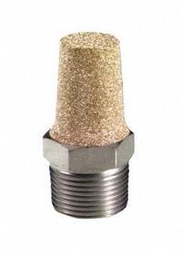 BONOMI MUFFLER: 1/8 in NPT, 7/16 in Hex Size, Bronze, 250 psig Max Op Pressure (MPN SBM-1). Key specifications — attr124412: BONOMI; attr124422: Bronze.