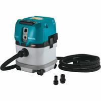 MAKITA Portable Cordless Shop Vacuum: Cordless, HEPA, Dry, 4 gal Tank, Bare Tool, 148 cfm (MPN GCV04ZX). Key specifications — attr118063: Bare Tool; attr118066: HEPA; attr118075: Dry.