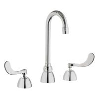 CHICAGO FAUCETS Gooseneck Kitchen/Bathroom Faucet: 786, Cast Brass, Widespread, Deck, 2 Handles (MPN 786-GN1AE3XKAB). Key specifications — Series: 786; Brand: CHICAGO FAUCETS.