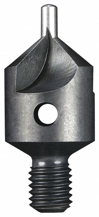 ROCKY MOUNTAIN TWIST Countersink: 100°, 3 Flute, 1/2 in Body Dia - Threaded-Shank Three-Flute Countersinks