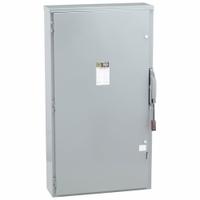 SQUARE D Safety Switch: Fusible, 600 A, Single Phase, 600V AC, Galvanized Steel, Indoor/Outdoor (MPN H266R). Key specifications — Brand: SQUARE D.