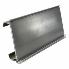 AIGNER INDEX Label Holder: 3 in x 1 1/4 in, Clear/Grey, Slide-In, 25 Label Holders, Snap-On, 25 PK (MPN WR1253G). Key specifications — Color: Clear/Grey; Label Attachment Type: Slide-In; Finish: Matte; Mounting Type: Snap-On; Material: Plastic; Brand: AIGNER INDEX.