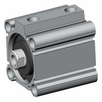 SMC Compact Cylinder: 40 mm Bore Dia, 15 mm Stroke Lg, Through Hole Mounting, Aluminum, 1/8 in BSPP (MPN CDQ2B40TF-15DZ). Key specifications — attr946022: Through Hole; attr946024: Single Rod; attr946038: CQ2; attr1123057: Rotating Rod; attr945997: SMC.