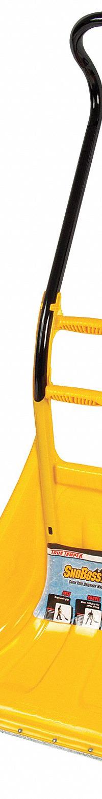 APPROVED VENDOR Snow Pusher: Steel, 21 in Blade Lg, 13 1/4 in Blade Wd, 48 in Handle Lg (MPN 1625300). Key specifications — Brand: APPROVED VENDOR; Handle Grip: Integrated Mid-Grip.